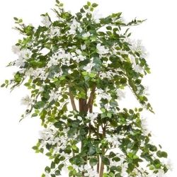 Artificial Bougainvillea Tree in White **FREE UK MAINLAND DELIVERY**